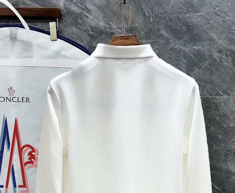 MONCLER/ SS Polo 。 T . . ! Piquet , “ ”。 . , , logo ， ， ， ， ， ， 。 Black/White/ Size：M~3XL